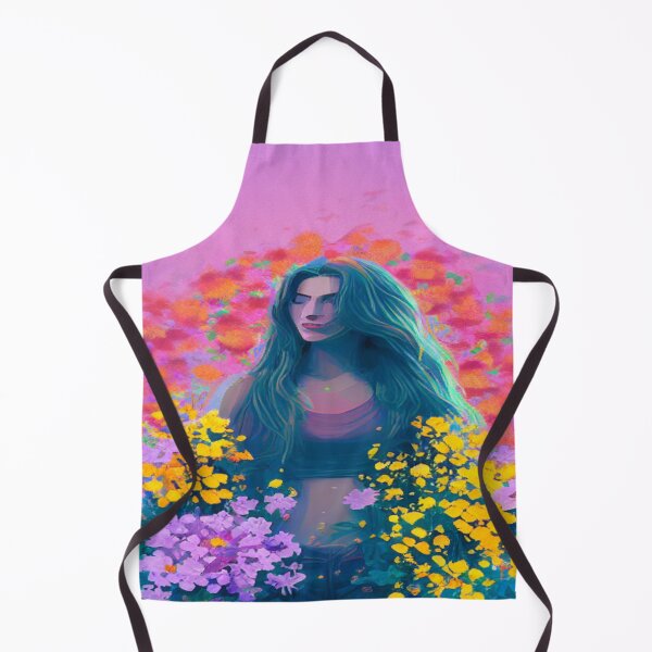 Item preview, Woman guarded by flowers designed and sold by TravelingOak.
