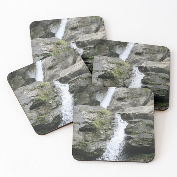 Item preview, Waterfall on Rocky Mountain  designed and sold by Durgaa D.
