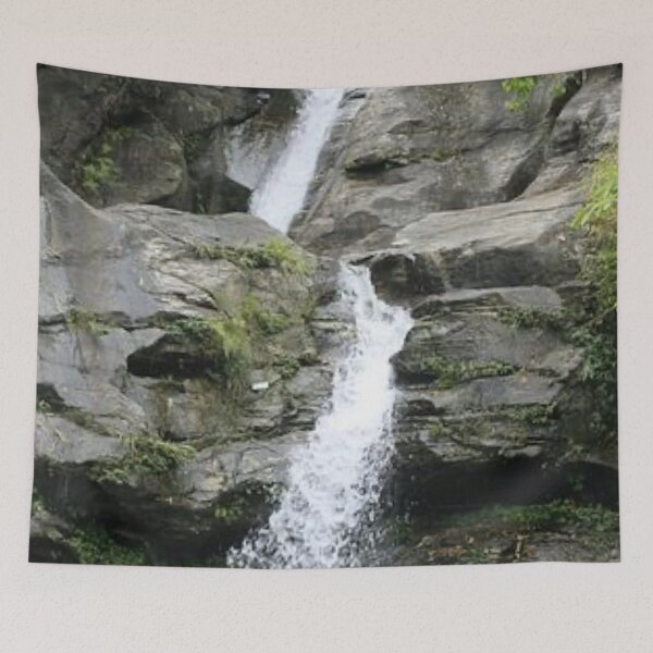 Item preview, Waterfall on Rocky Mountain  designed and sold by Durgaa D.