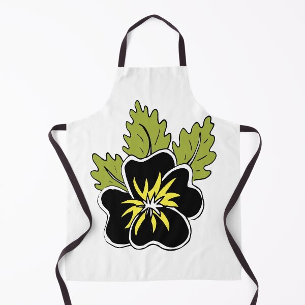 Item preview, Single wild pansy cartoon flower illustration designed and sold by AngelDawnDesign.