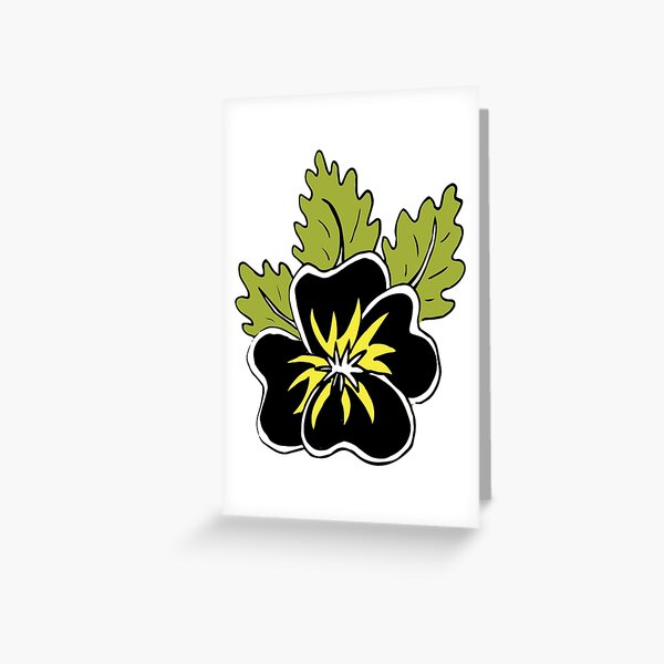 Tarjetas de felicitación: Flor Del Pensamiento | Redbubble