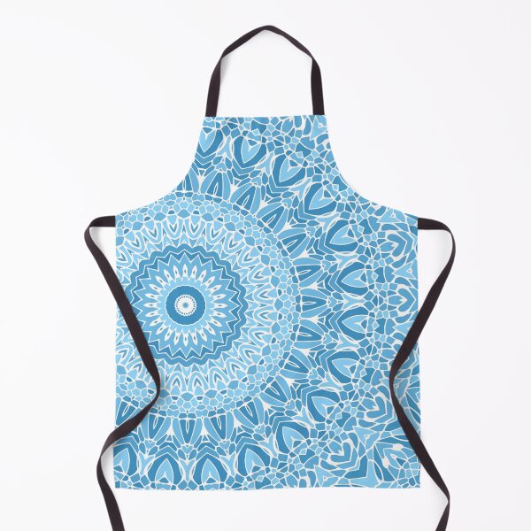 Item preview, Bluer Than Blue Mandala designed and sold by Kelly Dietrich Mandala & Fractal Art.