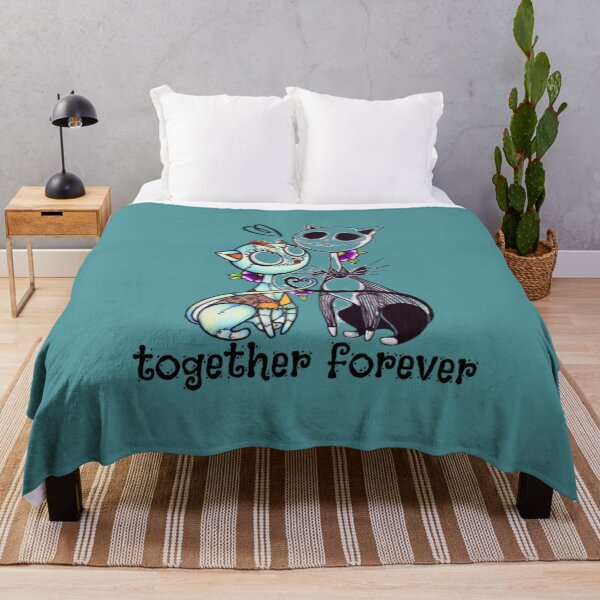 Item preview, Cute Cat Jack Skellington And Sally designed and sold by CarmynBeama.