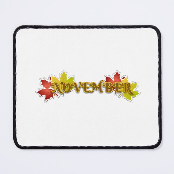 Item preview, November letter typography, stickers November  designed and sold by Trilala.