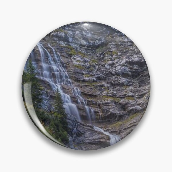 Item preview, Waterfall in the Rocky Mountains forest designed and sold by Durgaa D.