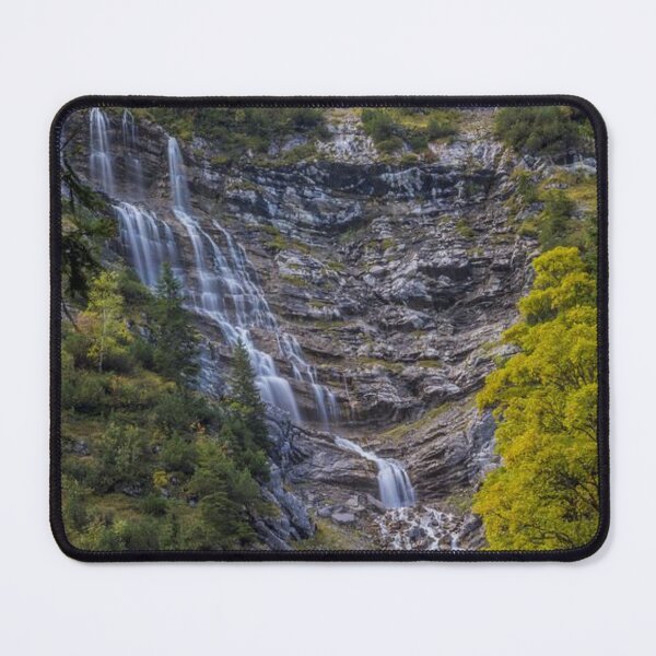 Item preview, Waterfall in the Rocky Mountains forest designed and sold by Durgaa D.