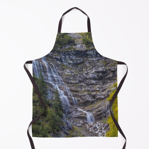 Item preview, Waterfall in the Rocky Mountains forest designed and sold by Durgaa D.