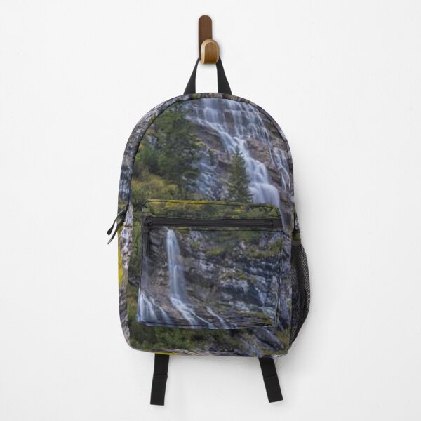 Item preview, Waterfall in the Rocky Mountains forest designed and sold by Durgaa D.