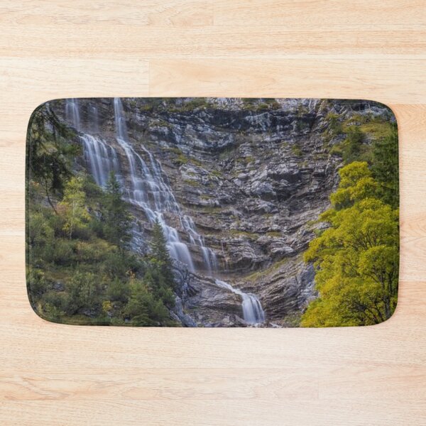 Item preview, Waterfall in the Rocky Mountains forest designed and sold by Durgaa D.