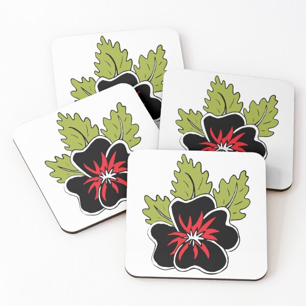 Item preview, Single wild pansy cartoon flower illustration  designed and sold by AngelDawnDesign.