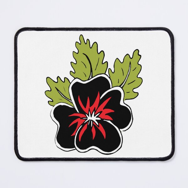 Item preview, Single wild pansy cartoon flower illustration designed and sold by AngelDawnDesign.