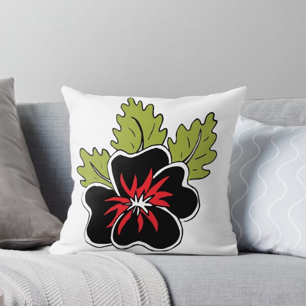 Item preview, Single wild pansy cartoon flower illustration  designed and sold by AngelDawnDesign.