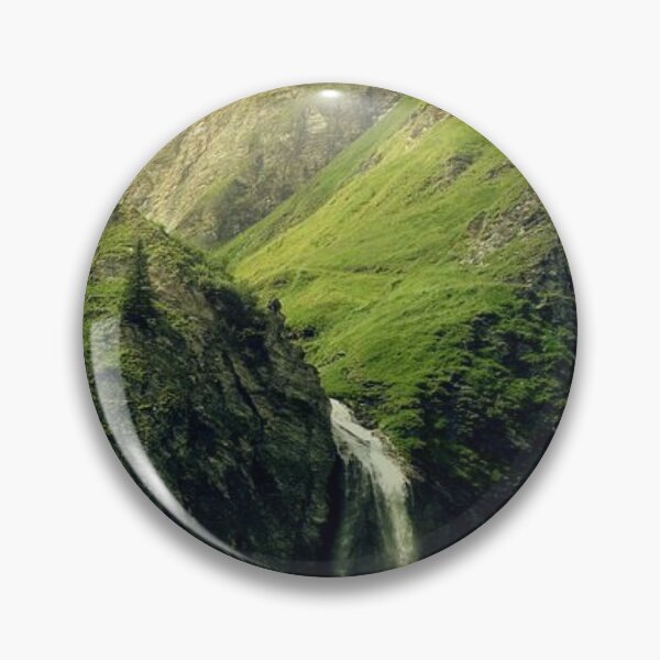 Item preview, Waterfall and green Mountains forest designed and sold by Durgaa D.