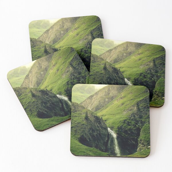 Item preview, Waterfall and green Mountains forest designed and sold by Durgaa D.