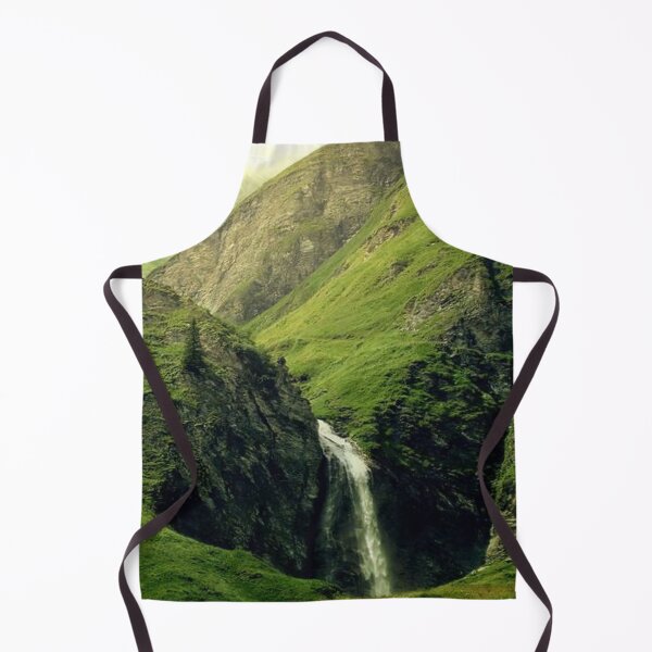 Item preview, Waterfall and green Mountains forest designed and sold by Durgaa D.