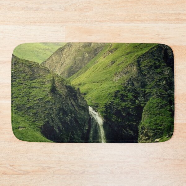Item preview, Waterfall and green Mountains forest designed and sold by Durgaa D.