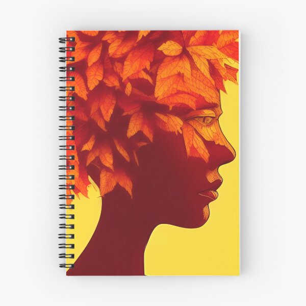Item preview, Leaves in Her Hair | Orange  designed and sold by BackgroundAtmo.