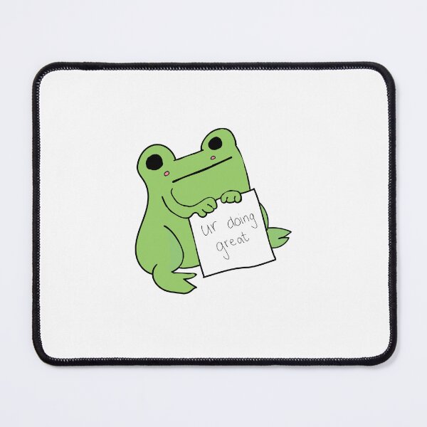 Item preview, motivational frog designed and sold by doodlesbyhoagie.