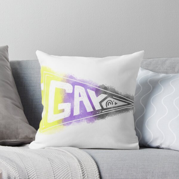 Item preview, Gay Pennant Flag - Non-binary Flag designed and sold by shaileyann.