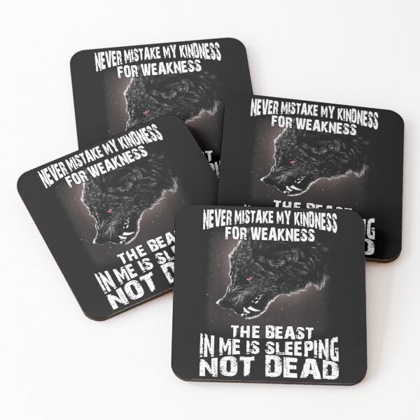 Item preview, Wolf Never Mistake My Kindness For Weakness The Beast In Me  designed and sold by ThomasTrump.