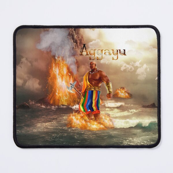 Item preview, Aggayu the Orisha of the Volcano designed and sold by DesignbyOkoto.