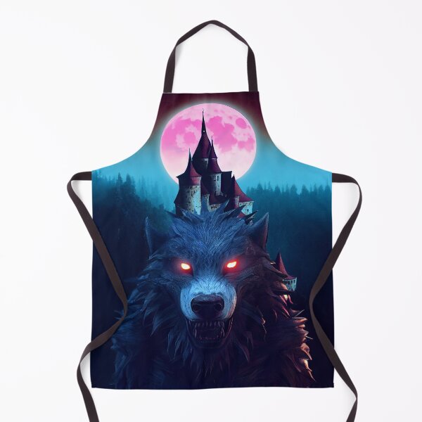 Item preview, Werewolf and the blood moon designed and sold by Pets4LifeArt.