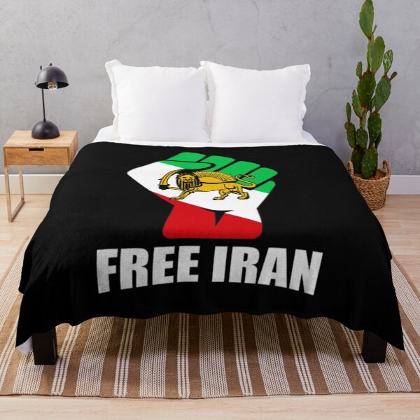 Item preview, Free Iran unity fist with lion logo vintage designed and sold by KASEYCOYT.
