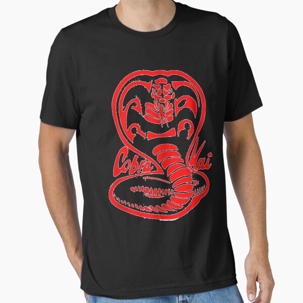 Aperçu de l'œuvre Cobra Kai, Cobra Kai SHIRT, Karaté Cobra Kai SHIRT, Cobra Kai 2022, Logo rouge Cobra Kai T-Shi classique créée et vendue par TarinParnell11.