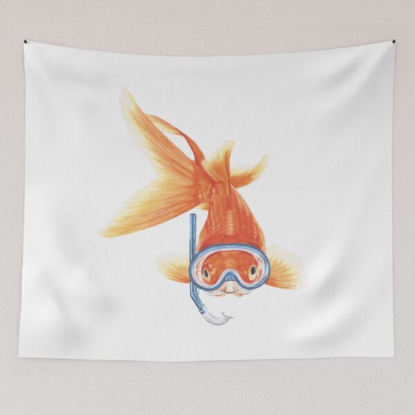 Item preview, snorkeling Goldie designed and sold by DoughtycreARTiv.