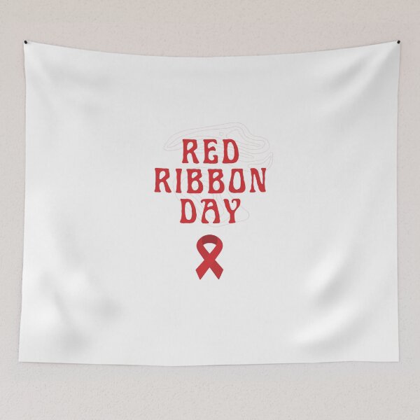 Item preview, Red ribbon week and red ribbon for spreading awareness. designed and sold by Do-It-Over.