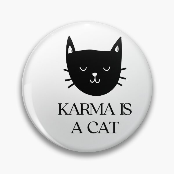 Item preview, Karma is a cat black cat lovers Taylor tshirt Swift mug, cup. Bag designed and sold by Paintingladycat.