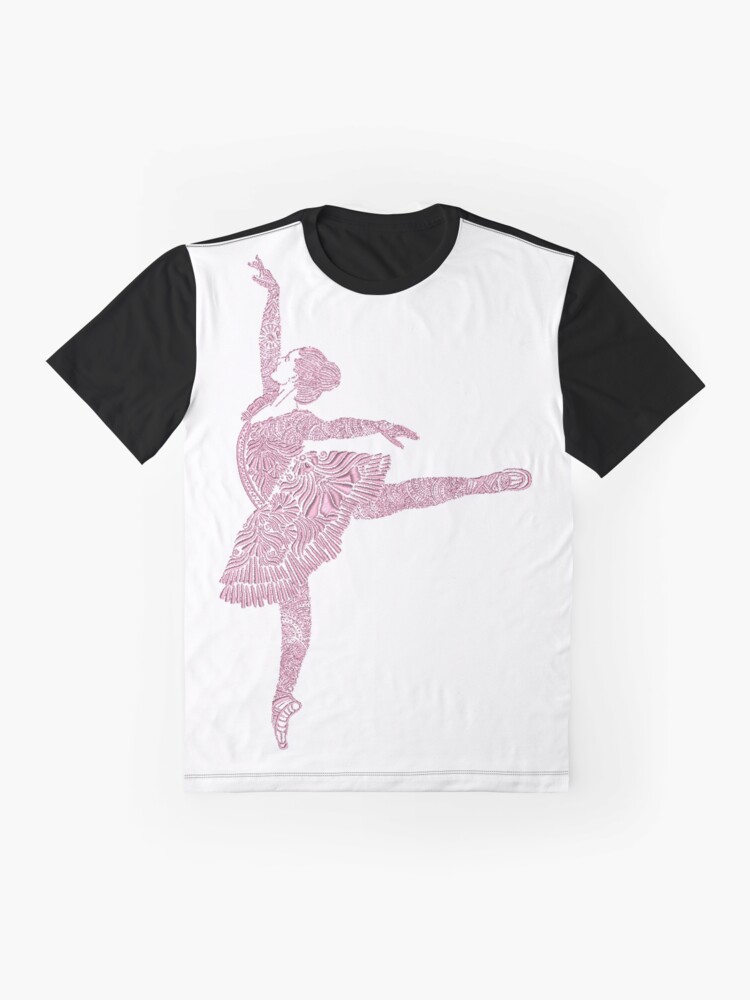 Alternate view of Ballet Dance - Designer Art Graphic T-Shirt