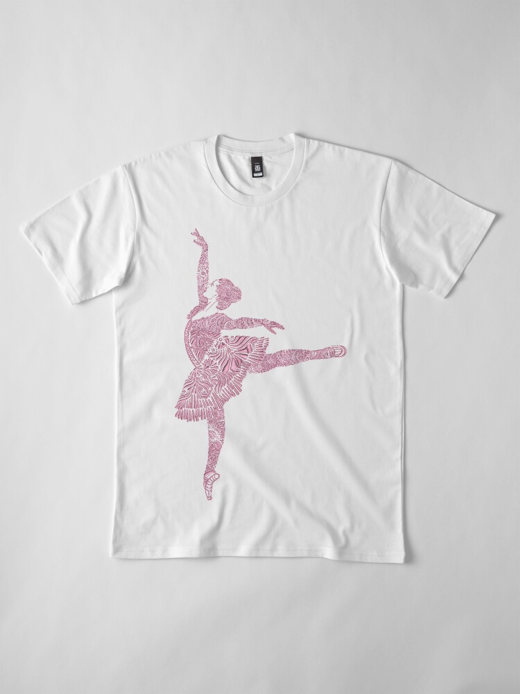 Alternate view of Ballet Dance - Designer Art Premium T-Shirt