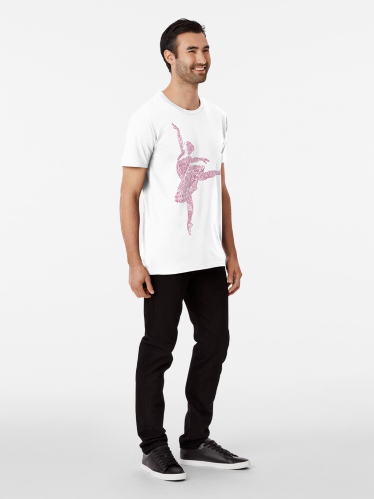 Alternate view of Ballet Dance - Designer Art Premium T-Shirt