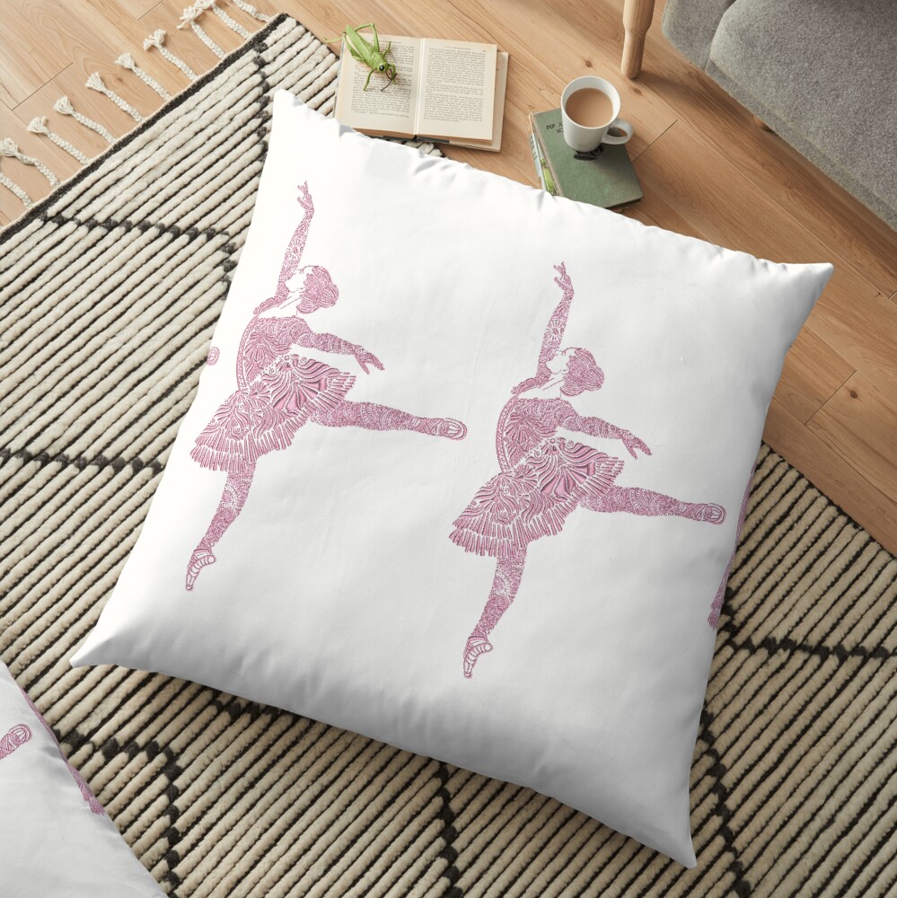 Ballet Dance - Designer Art Floor Pillow