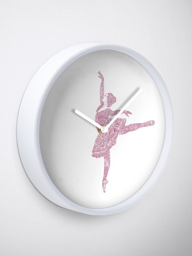 Alternate view of Ballet Dance - Designer Art Clock