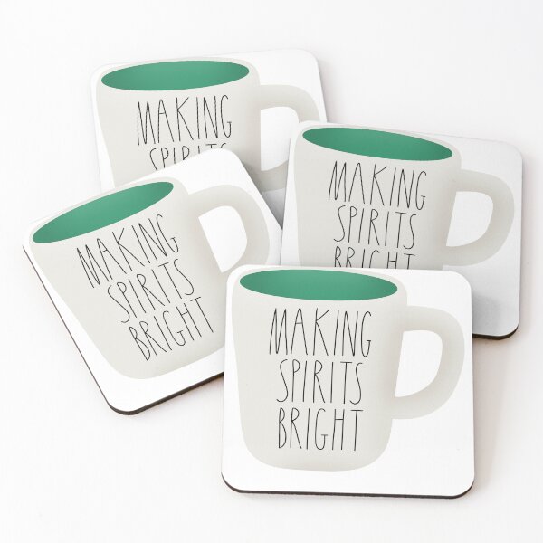 Item preview, Making Spirits Bright Christmas Mug designed and sold by Justina Designs.