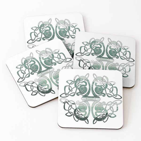 Item preview, Emerald Ocean and Sky Celtic Knot designed and sold by damonasplace.