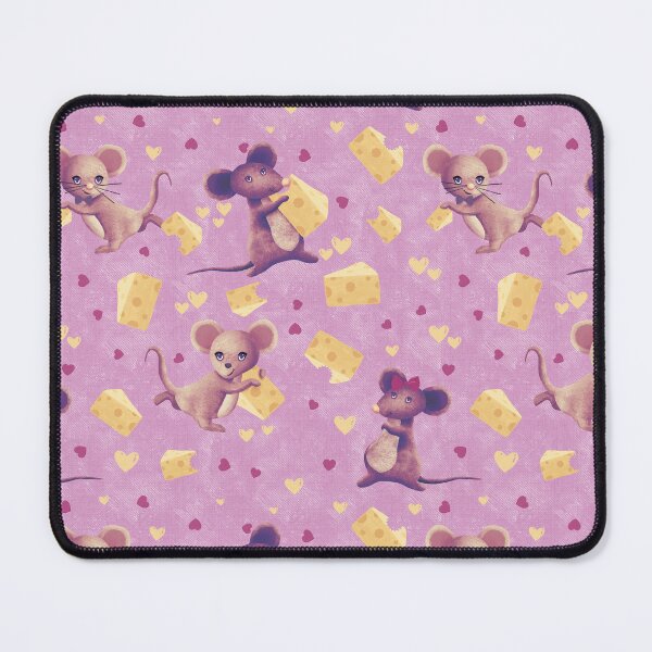 Item preview, Mice and Cheese pink  designed and sold by Veata.
