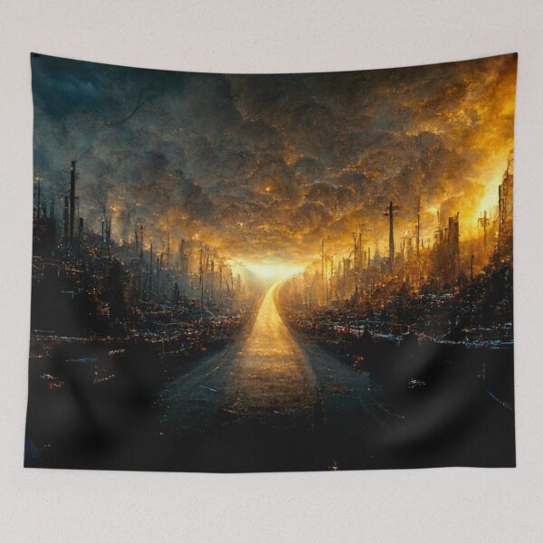 Item preview, The End of Time designed and sold by ArtMadeByAI.