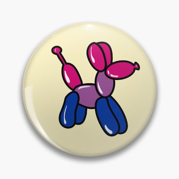 Item preview, Bisexual balloon pup designed and sold by TheLexyHeart.