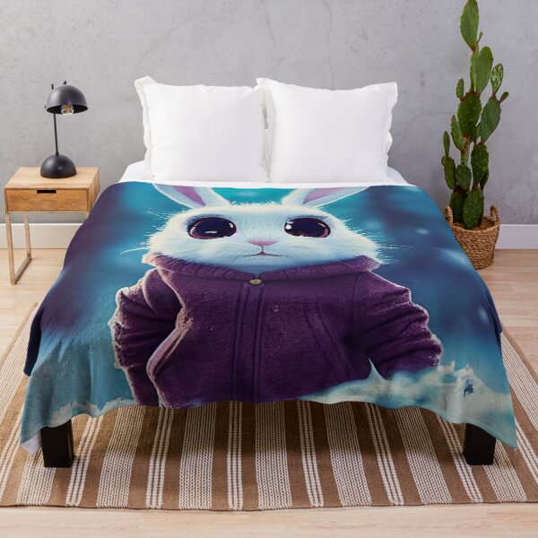Item preview, Cute Rabbit With Big Eyes - Winter - Snow designed and sold by ONORMAL.