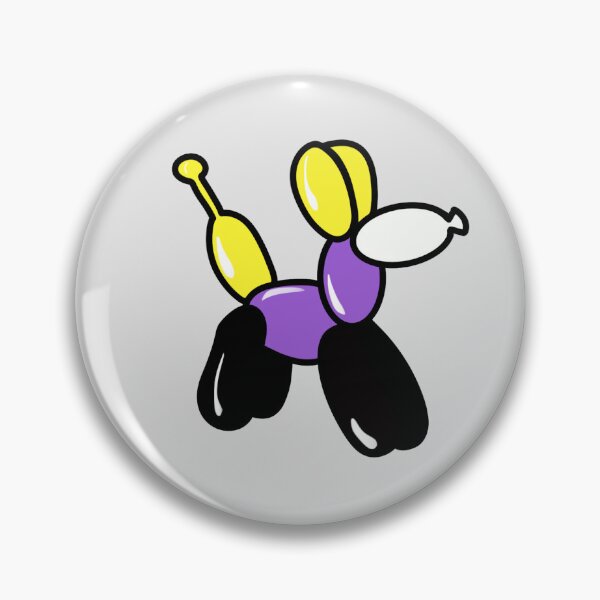 Item preview, Non-binary balloon pup designed and sold by TheLexyHeart.