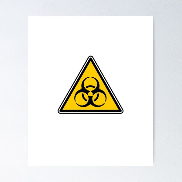 Artikel-Vorschau von Nuke, Warnzeichen für radioaktive Symbole, designt und verkauft von K-BOSS.