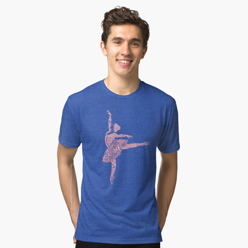 Ballet Dance - Designer Art Tri-blend T-Shirt