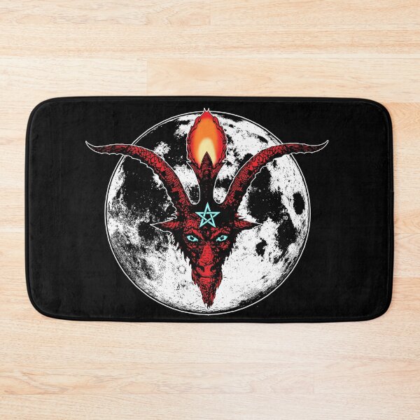 Item preview, red baphomet 4 designed and sold by crileybell.