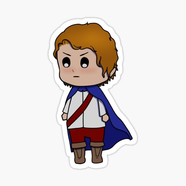 Angry Chibi Prince Sticker