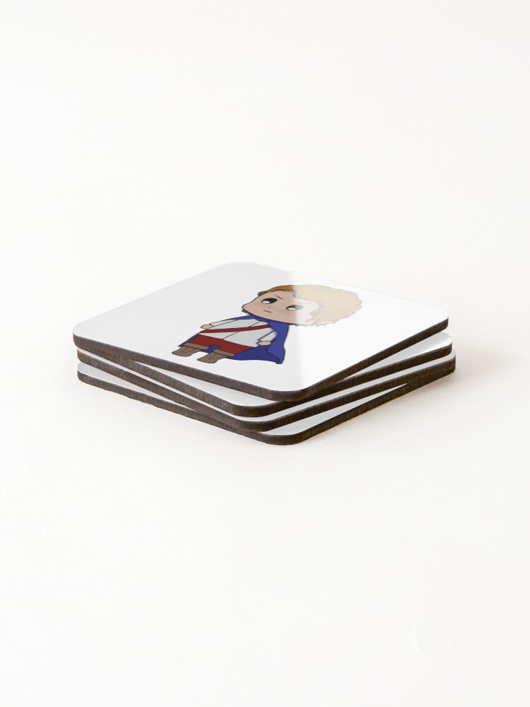 Thumbnail 4 of 5, Coasters (Set of 4), Angry Chibi Prince designed and sold by RMScheller.