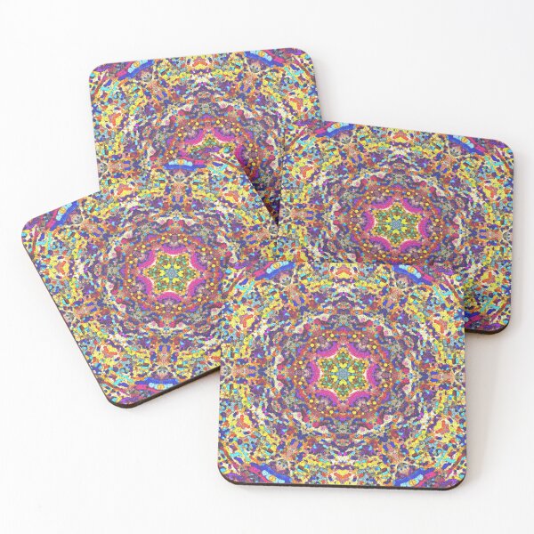 Item preview, Colorful Mandala Mosaic Tiles designed and sold by DanBaran.