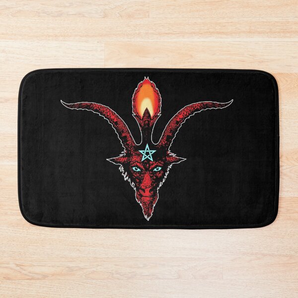 Item preview, red baphomet 5 designed and sold by crileybell.
